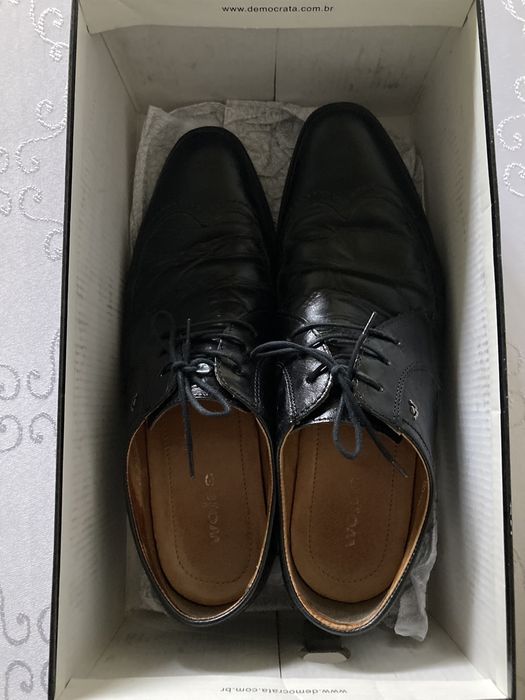 Półbuty Skórzane Wizytowe Premium Eleganckie Casualowe