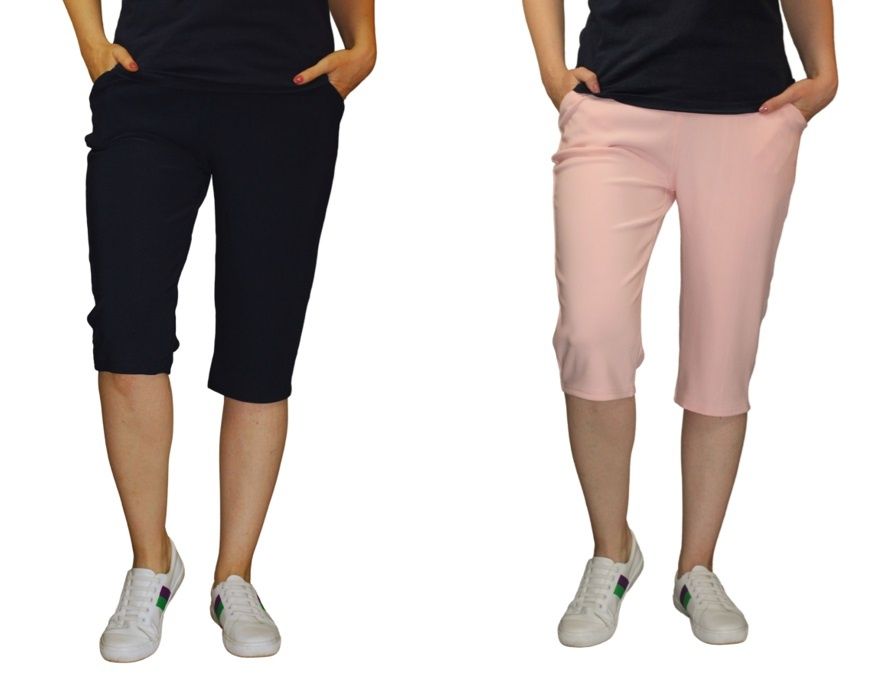 Rybaczki dresowe spodenki damskie 3/4 rozmiary od 2XL do 9XL