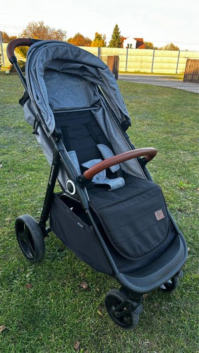 Wózek Kinderkraft Grande Plus szary
