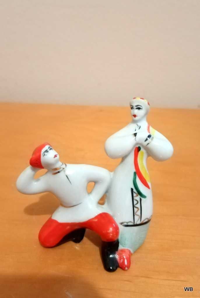 Figurka porcelanowa - Tancerze. Fabryka Porcelany Artystycznej Połonne