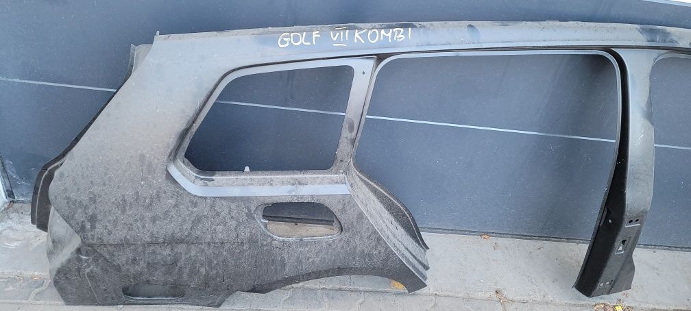 Vw golf VII kombi błotnik tył prawy, próg, słupek