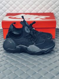 Nike Air Huarache EDGE all Black кросівки чоловічі жіночі Найк Хуарачі