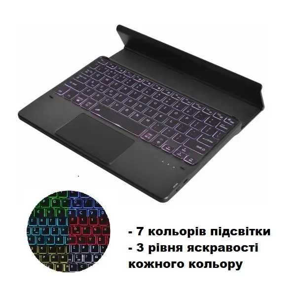 Механічна бездротова Bluetooth клавіатура з ТАЧПАДОМ 3 eAmpang універс
