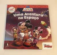 Livro "Uma Aventura no Espaço" - coleção "A Casa do Mickey Mouse"