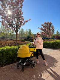 Коляска Cybex priam 2 в 1 yellow mustard