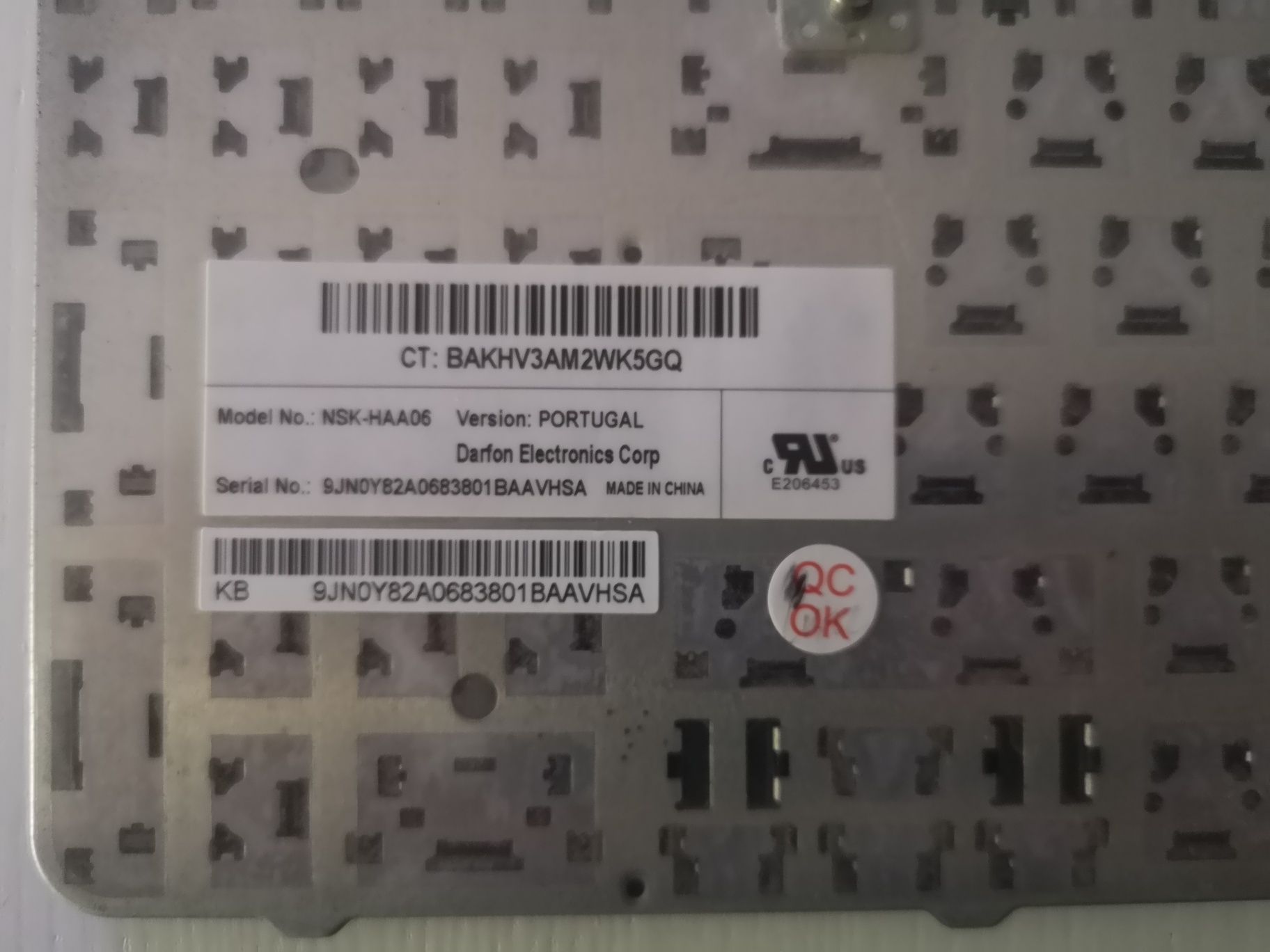 Teclado compaq cq60
