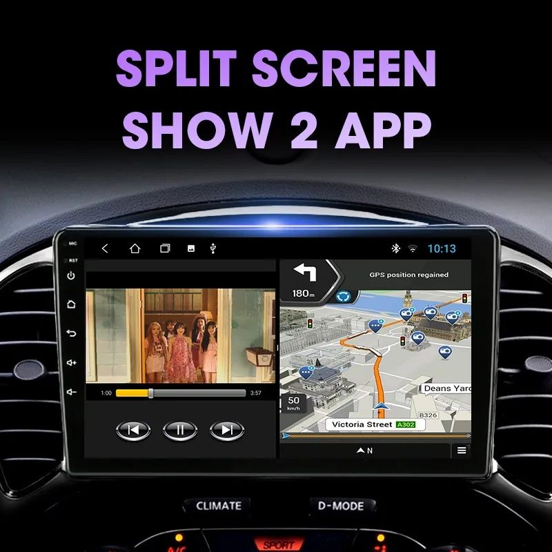 Rádio 9" android Nissan Juke 2010 a 2019 CARPLAY WIFI GPS 2/32GB Novo