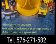 Remonty mieszkan, awarie, montaż, spawanie
