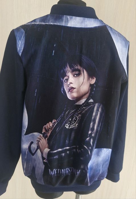 Nowa bluza bomberka Wendnesday  roz 134