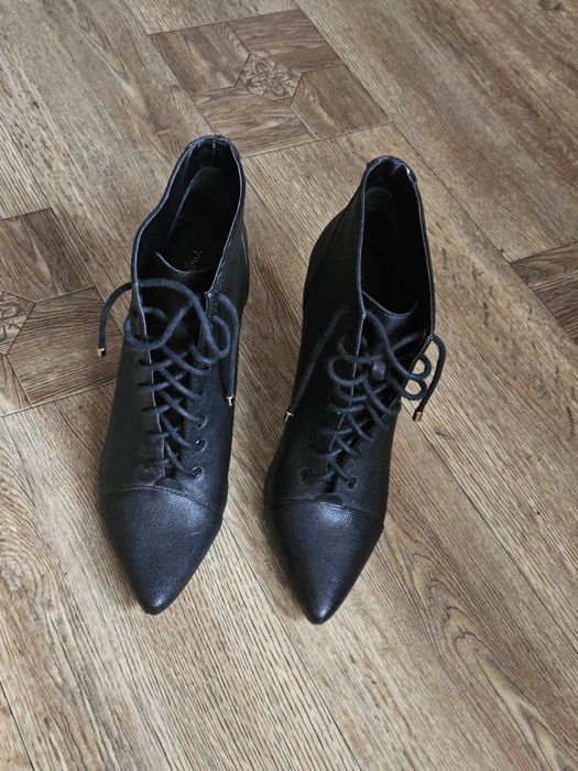 ботильйони 38 чоботи high heels демісезон