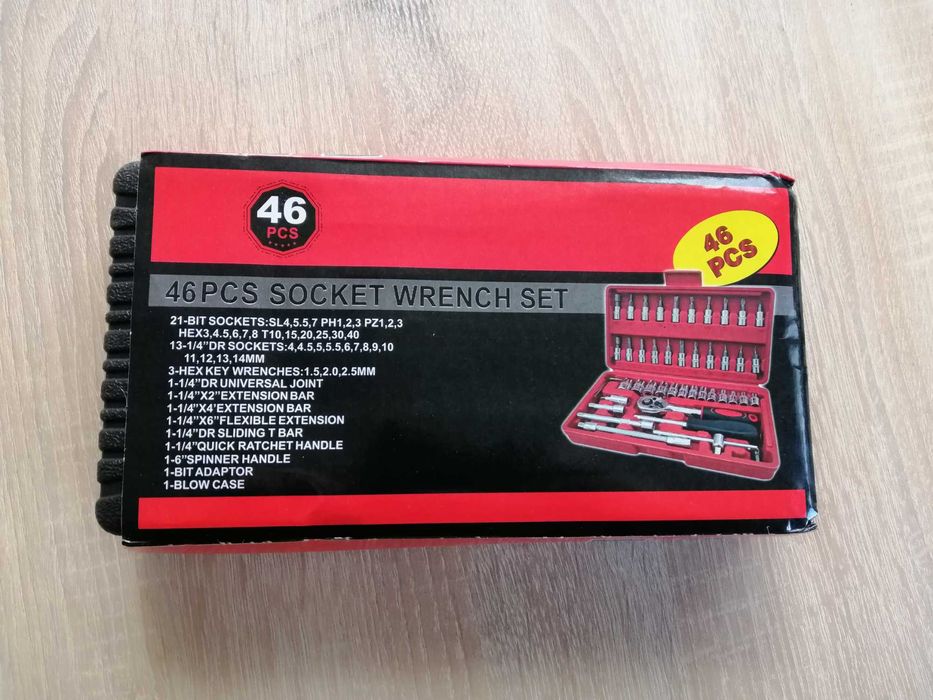 Удобный и компактный набор инструментов 46 элементов