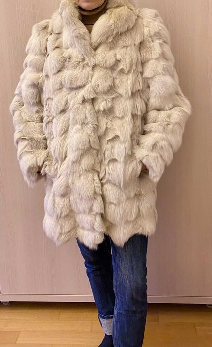 Naturalne Futro z Białego Lisa