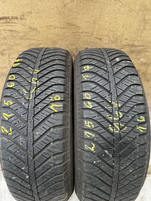 Dwie opony GoodYear Vector 4Season 215/60/17