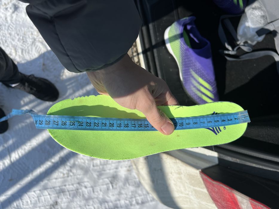 Adidas x ghosted сороконожки оригинал футбольные копы 42 бутсы