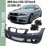 Para-choque frontal BMW Série3 E90 E91 2008 A 2011 + faróis nevoeiro