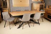 Zestaw stołowy rozkładany Stół ST-33 - 160x90+60cm +6 krzeseł KANSAS
