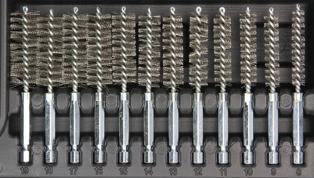 Zestaw Szczotek Szczotki Do Gniazd Wtryskiwaczy Nylon Stal