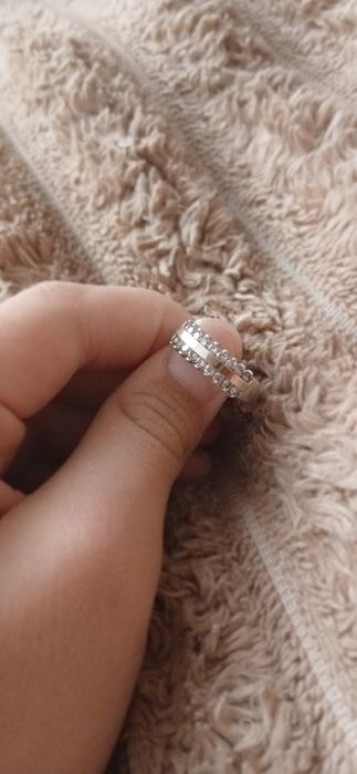 Срібне кільце,  каблучка