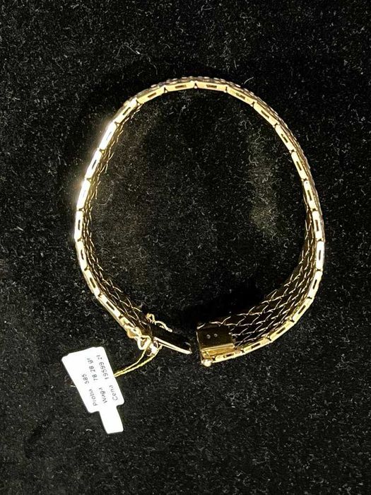 Złota bransoletka pr585, 14k, 78.28gr, 19.5cm/ Komis Krzysiek