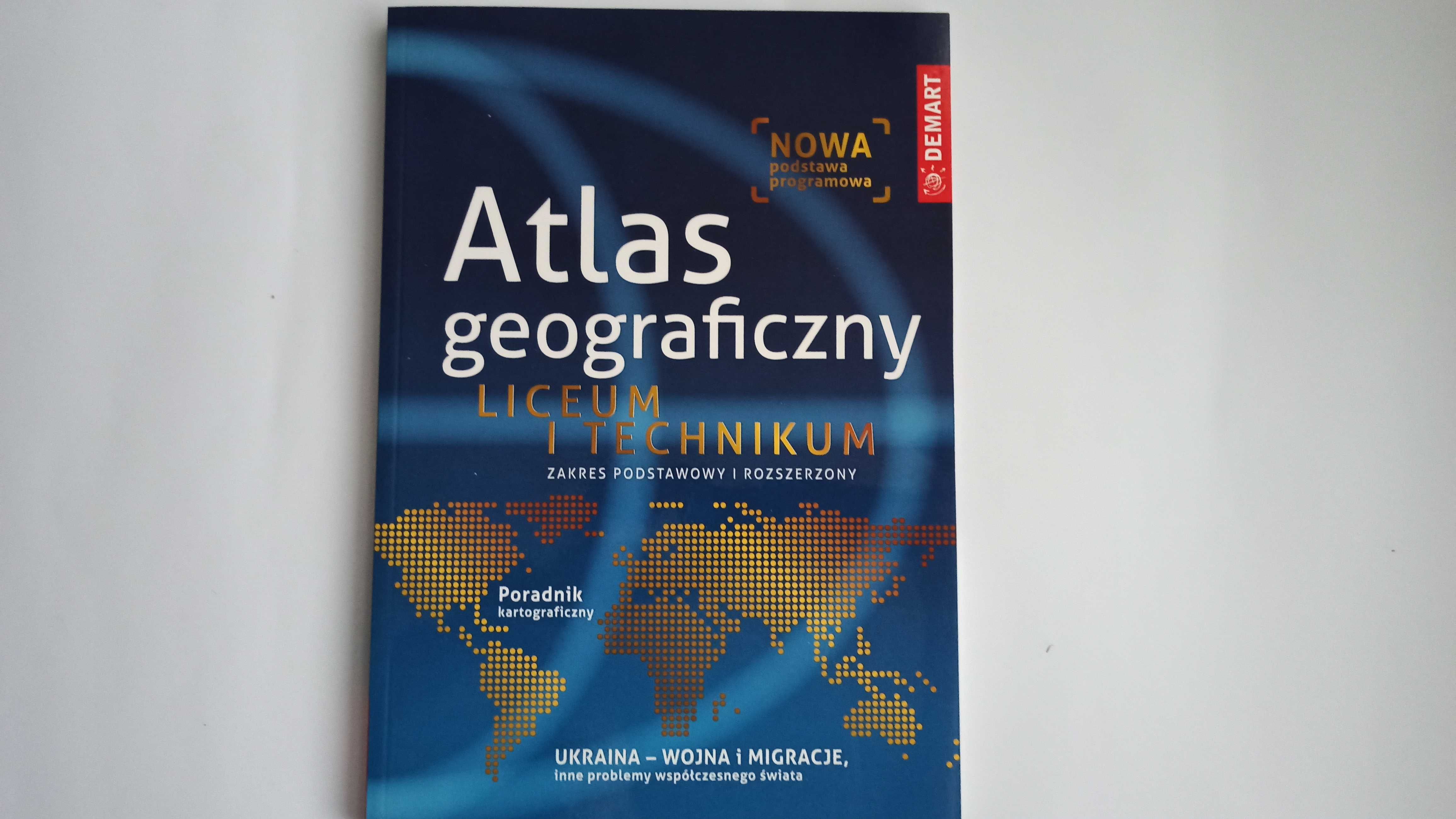 Atlas geograficzny – liceum i technikum | NOWY egzemplarz