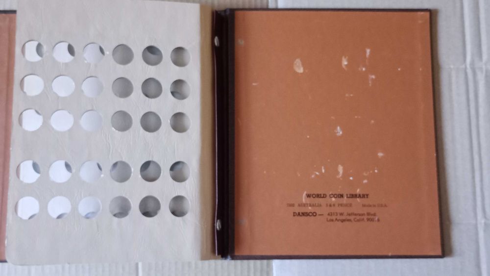 Stare monety Klaser Australia trzy - sześć pens 1910 - 1963