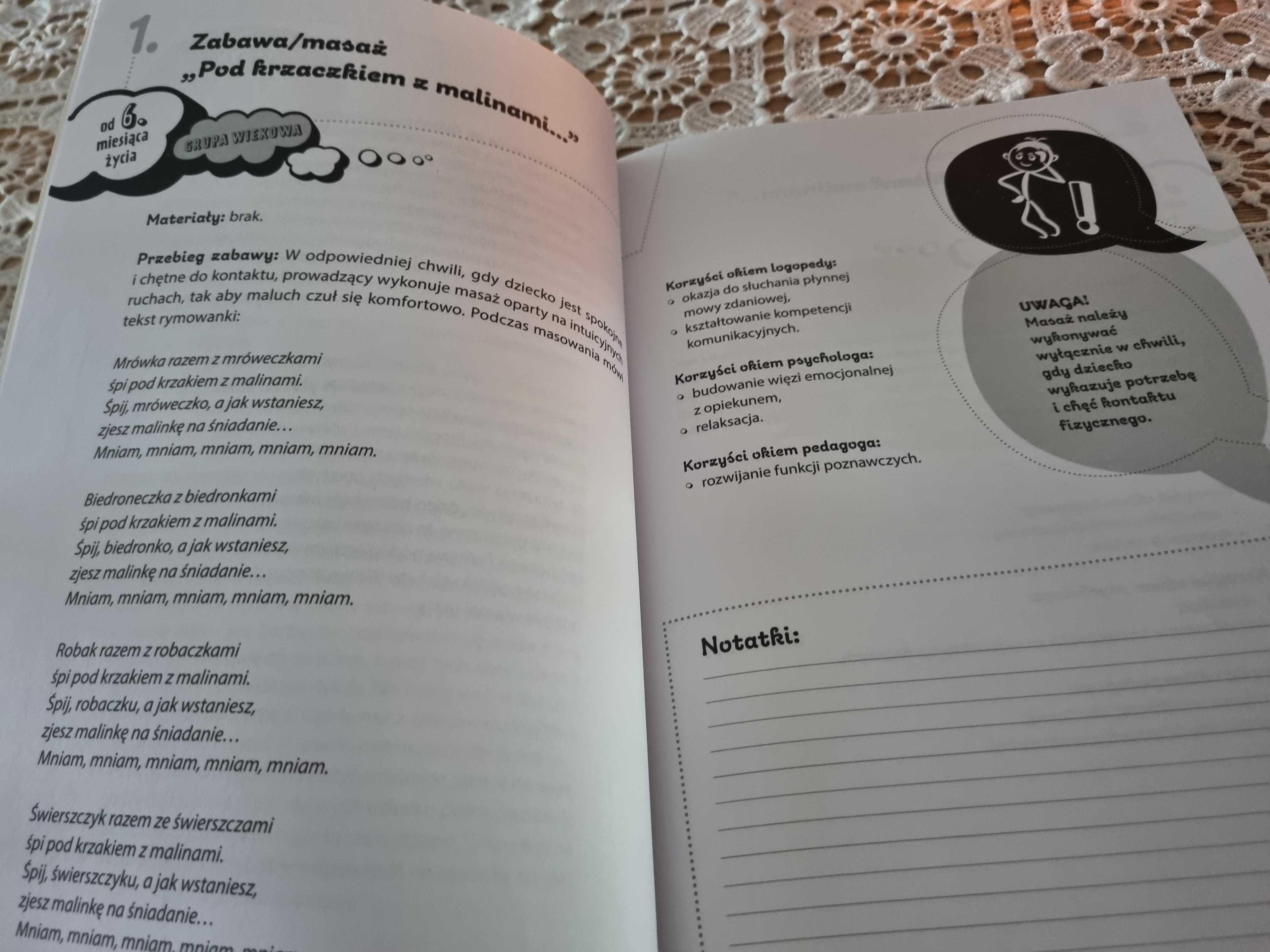 "60 zabaw żłobkowych" materiały dla opiekunów, psychologów i logopedów