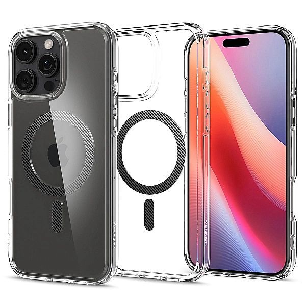 Etui Spigen Ultra Hybrid Mag Carbon Fiber z MagSafe na iPhone 16 Pro -