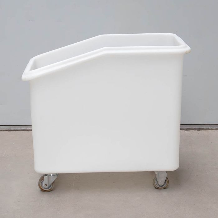 Pojemnik gastronomiczny na produkty sypkie biały 40x75x70 cm używany