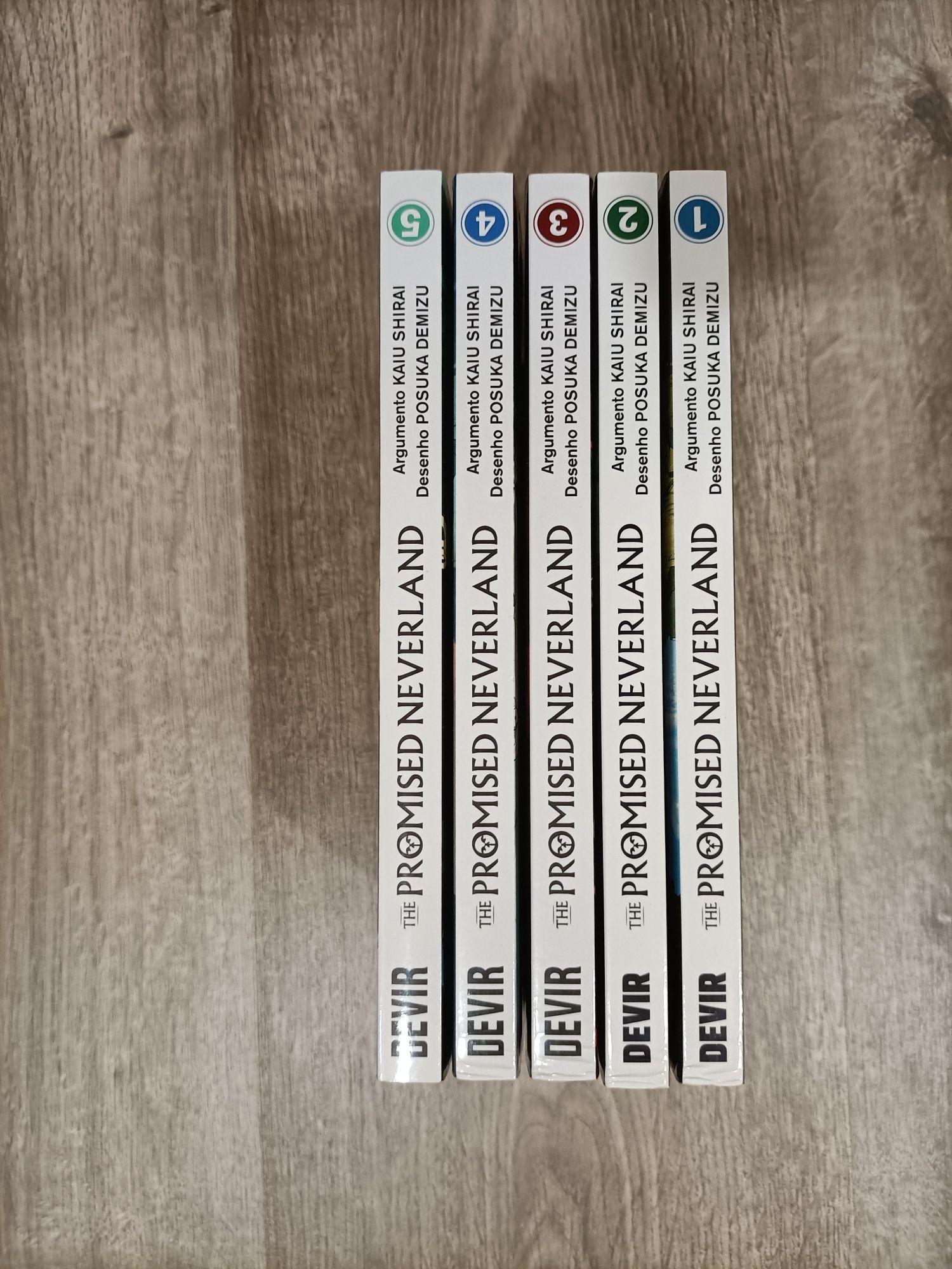 Manga de the promised neverland em português (1-5)