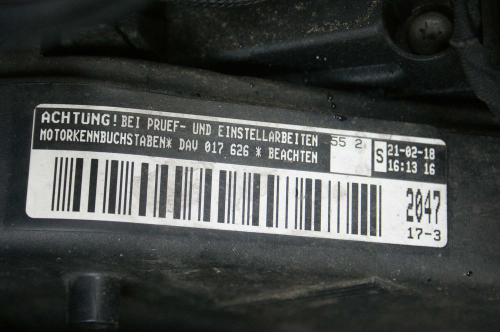 VW Crafter Man TGE Silnik Motor Engine 2.0 TDI DAV 180KM 90 tyś. km.