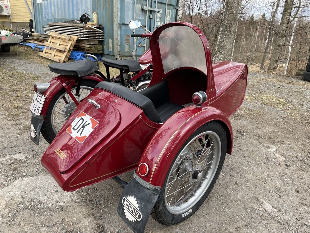 Nimbus  750cc z koszem 1952 rok