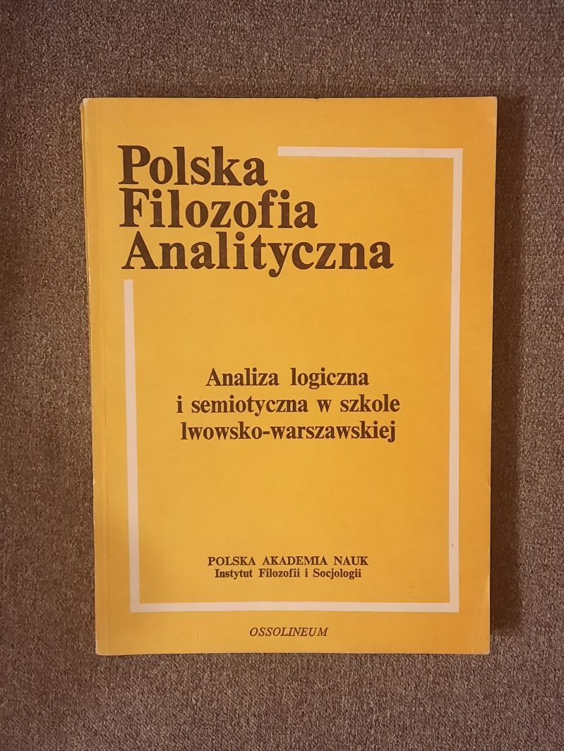 Polska filozofia analityczna - Michał Hempoliński (red.)