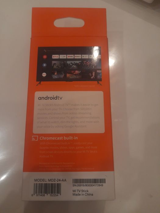 Приставка Smart TV Xiaomi Mi TV Stick FHD MDZ-24-AA