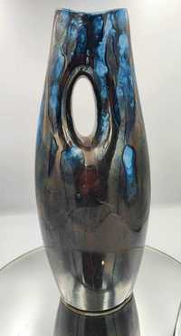 Wazon ceramiczny,vintage z lat 50-60-70,wys.37,5 cm.