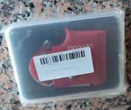 Elektryczna wiązarka do haków haczyków wędkarskich, czerwona