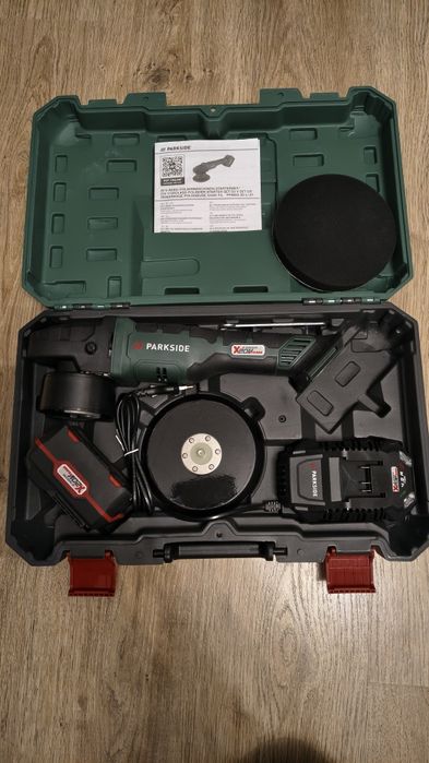 Polerka akumulatorowa parkside 20v z akumulatorem i ładowarką