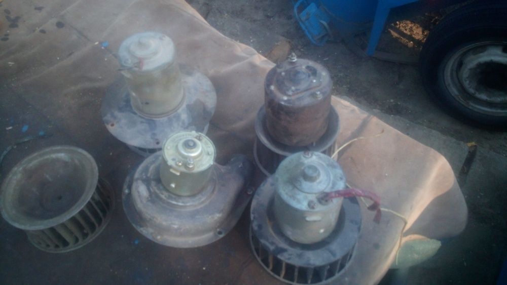 Электромоторы с крыльчаткой на печку, отопитель 12в/40Вт