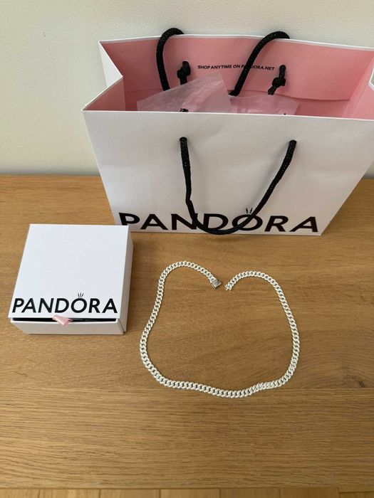 Pandora nowy naszyjnik z kubańskimi ogniwami