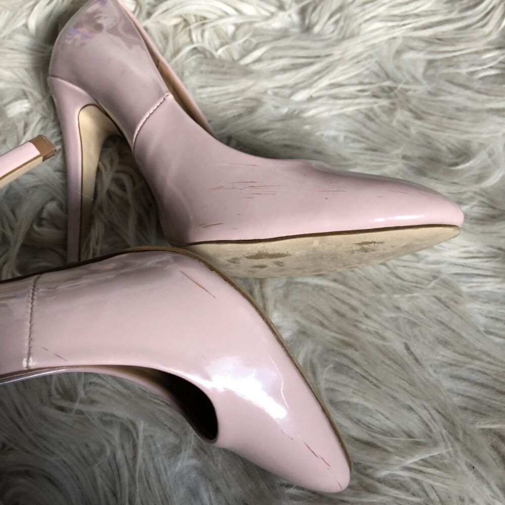 Szpilki Zara 36 blady róż różowe wysokie buty eleganckie