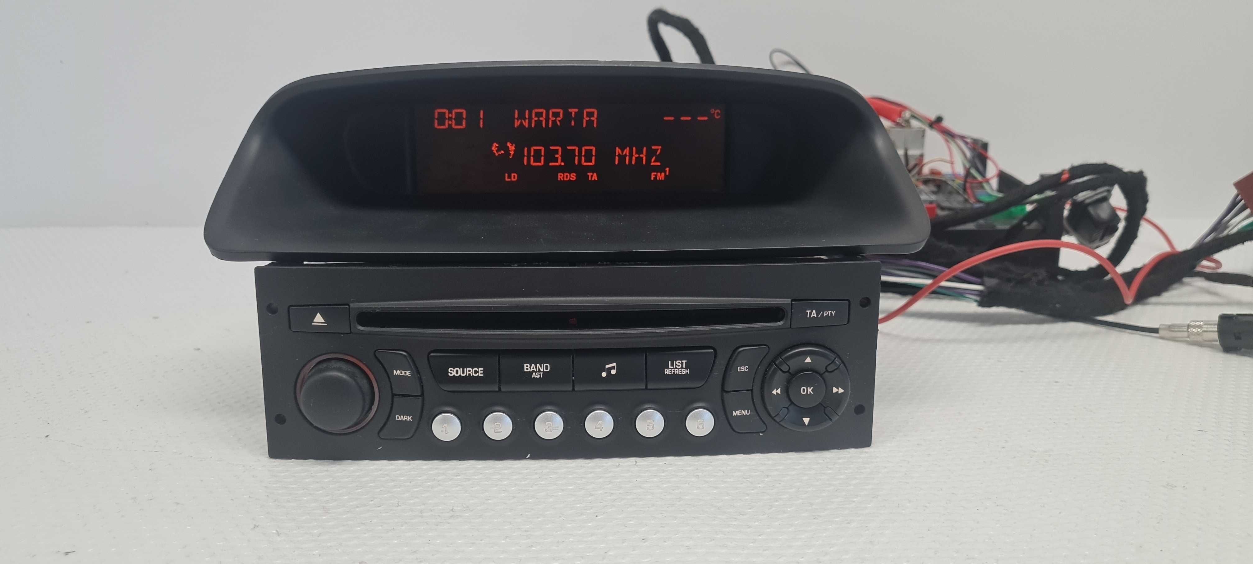 Citroen C3 C5 Fiat Scudo Radio Cd Mp3 Aux 966626---69XT04