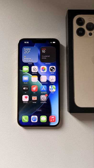 iPhone 13 pro max, złoty, 128GB
