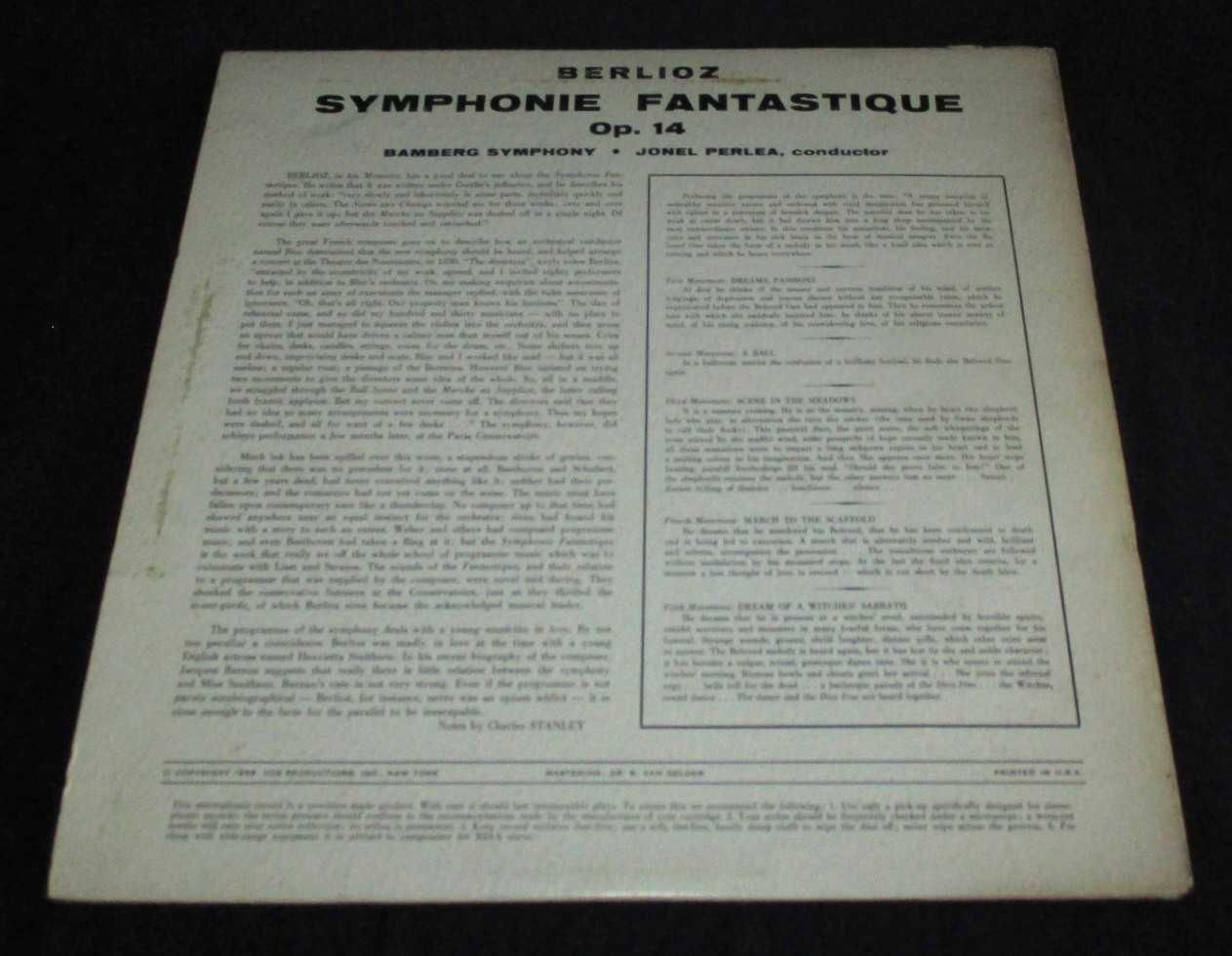 Disco LP Vinil Symphonie Fantastique Hector Berlioz