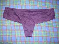Stringi damskie fiolet 3X 4X