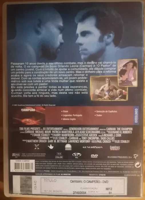 DVD "Carman: O Campeão"
