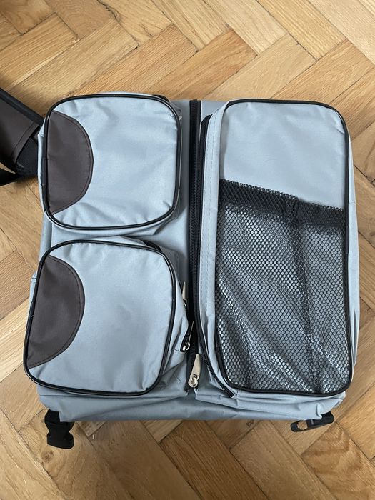 3w1 torba na pieluchy, podróżna gondola i mata do przewijania