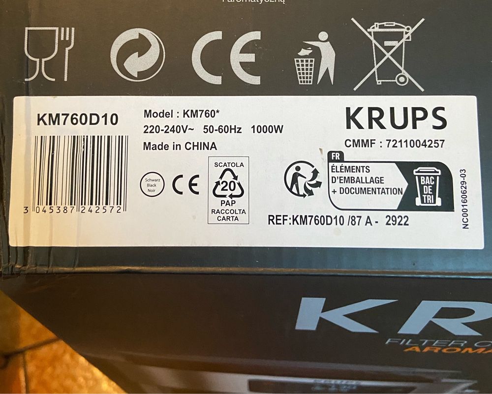 Express przelewowy do kawy Krups