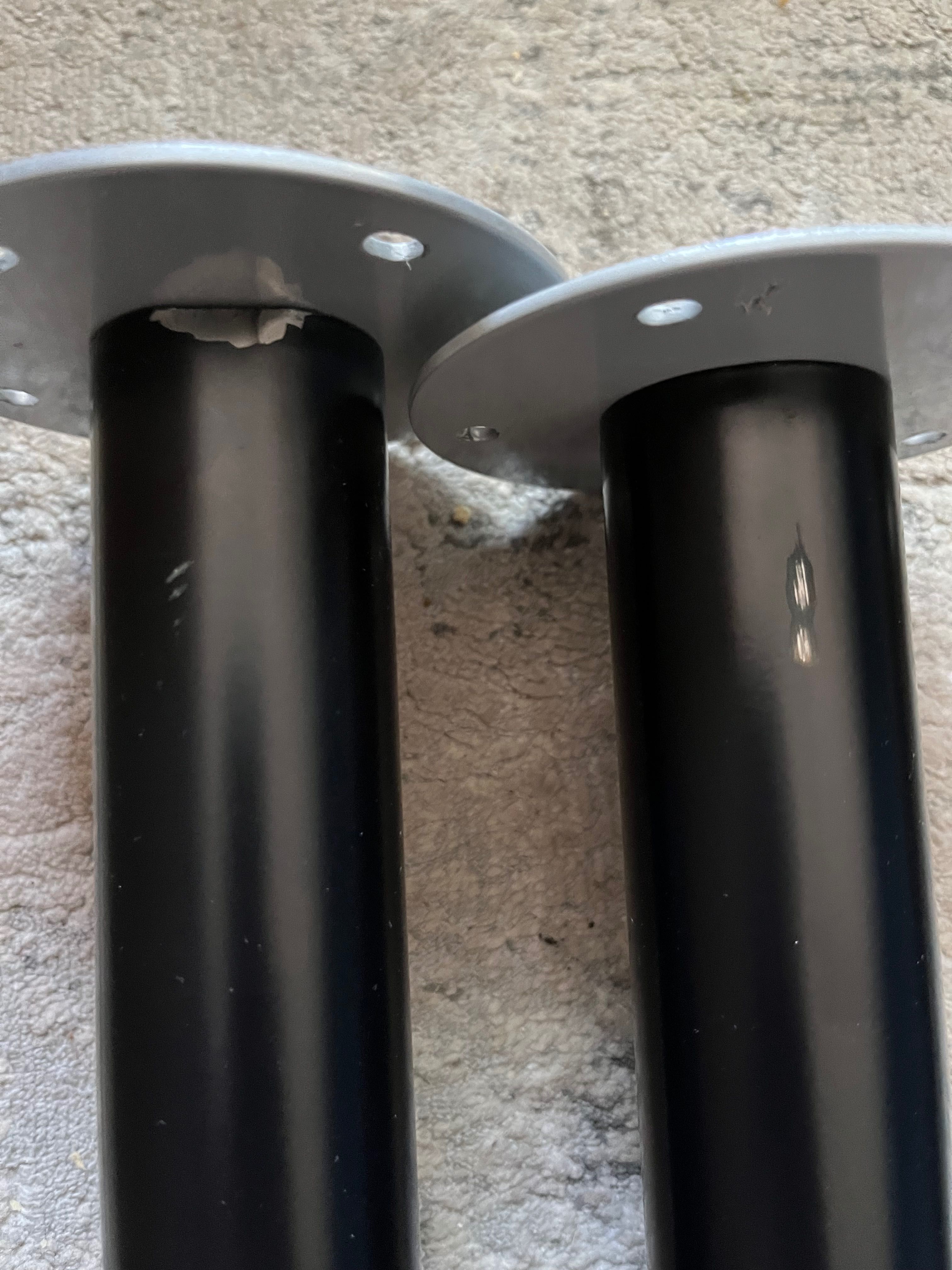 Ikea nogi regulowane czarne Olov 4 szt