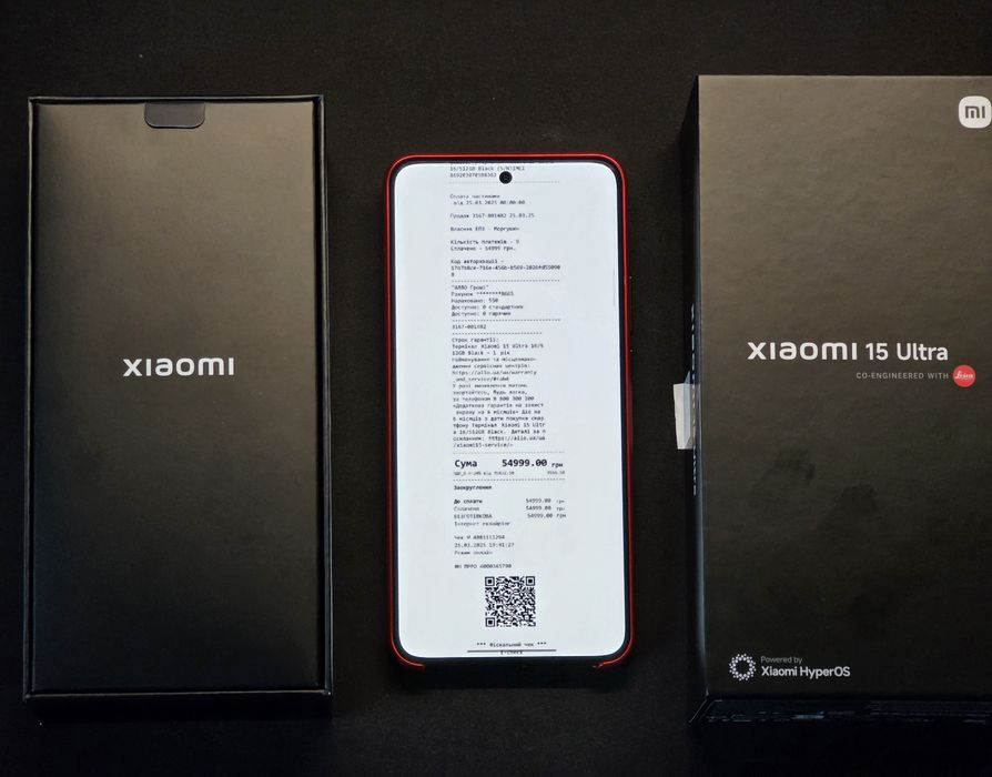 Xiaomi 15 ultra black идеал чек+гарантия АЛЛО еще 1,5 года