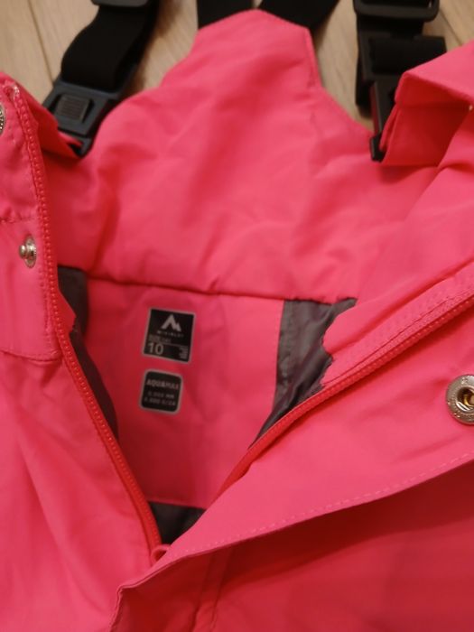 Kurtka i spodnie narciarskie r 140 McKinley komplet rózowy + czapka