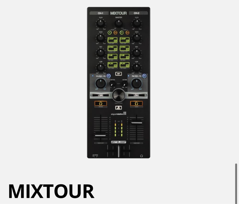 Mesa Dj controlador Reloop Mixtour